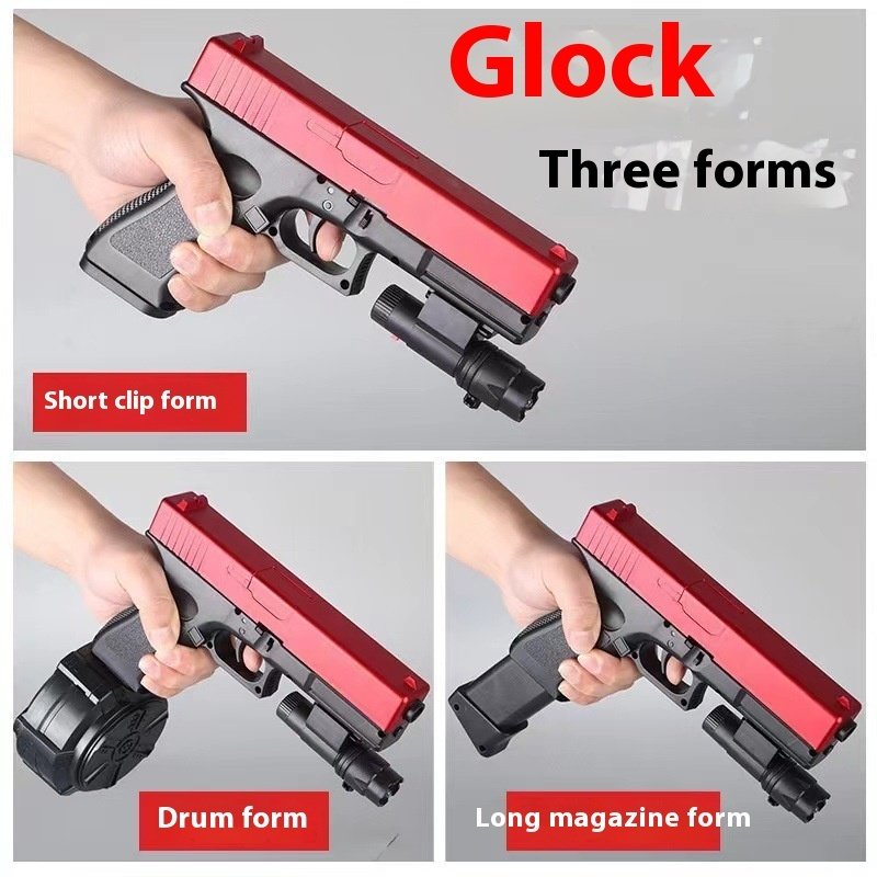 0fe03410-f348-479b-93eb-eedd77d4e089.jpg Toy Gun Electric Continuous Hair Crystal Boy Graffiti Gun - Image 4