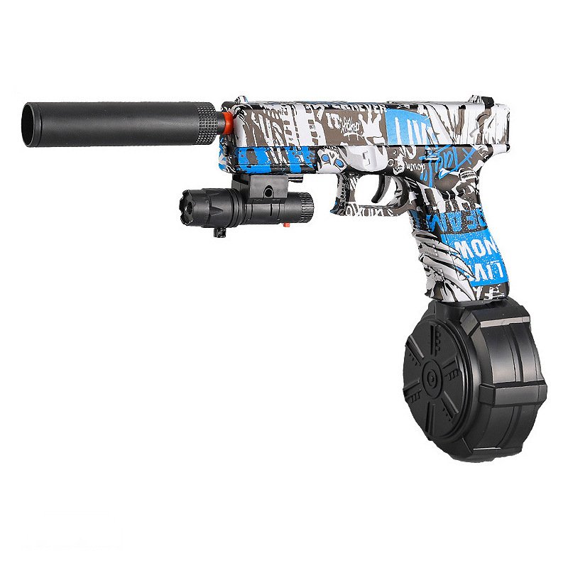 2e2b64b8-7059-40dd-aa7c-ad15d722aeac.jpg Toy Gun Electric Continuous Hair Crystal Boy Graffiti Gun - Image 2